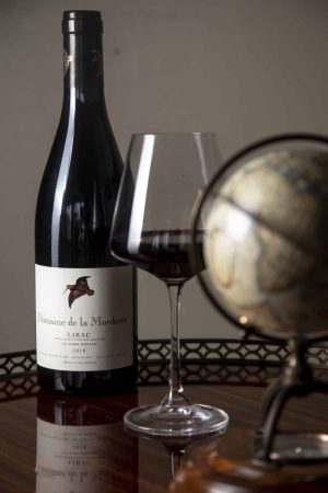 Bouteille de vin pour mariage, Lirac du domaine de la Mordorée