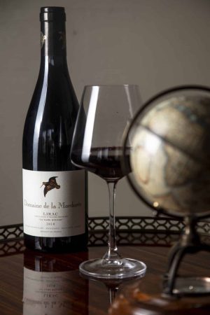 Bouteille de vin pour mariage, Lirac du domaine de la Mordorée