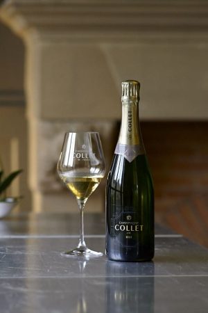 Exemple de vin pour mariage : Bouteille de Champagne Collet